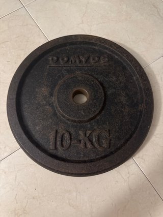 Disco de pesa DOMYOS 10 kg