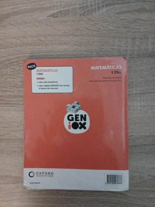 Matemáticas 1 ESO : Geniox