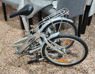 Bicicleta plegable aluminio 6 velocidades