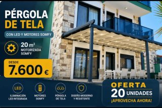 Pérgola Automatizada motores Somfy Premium