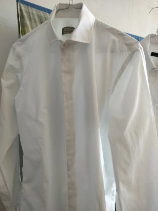 Set 4 Camicie Uomo Cotone Bianco