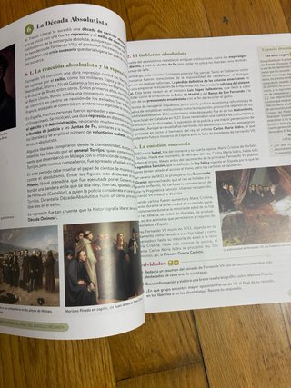 Historia de España, 2 bachillerato, Geniox Pro