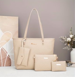 Set 4 Bolsos Elegantes Negro