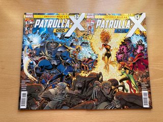 Lote 17 comics La Patrulla-X: Azul, Roja y Negra