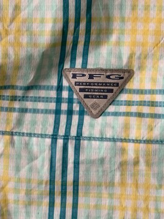 Camisa Columbia Cuadros Hombre