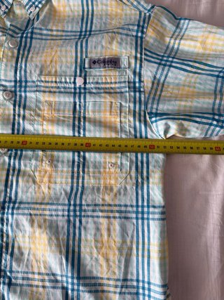 Camisa Columbia Cuadros Hombre