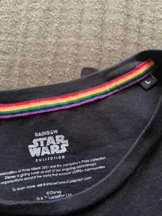 Camiseta Star Wars Arcoíris Hombre