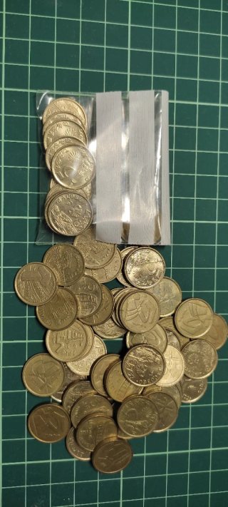Lote 48+10 Monedas de 5 Pesetas Años 1990