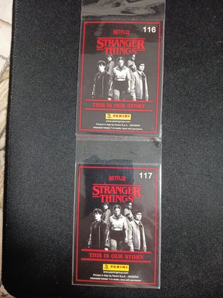 Cromos Stranger Things Plata