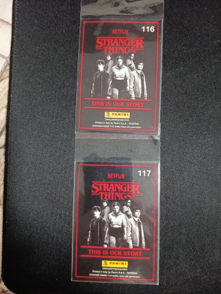 Cromos Stranger Things Plata