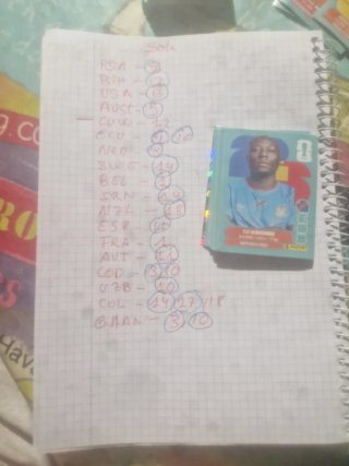 Lote 21 cromos Mundial