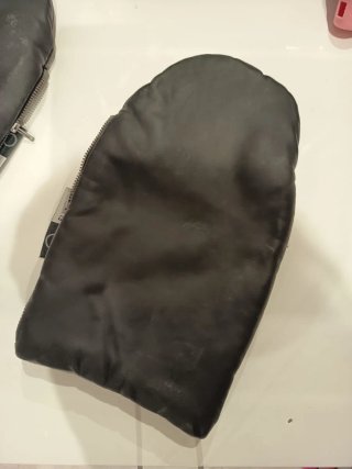 Manoplas para carrito de bebé negras
