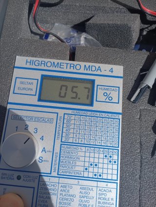 Higrómetro MDA-4 Medidor Humedad Madera