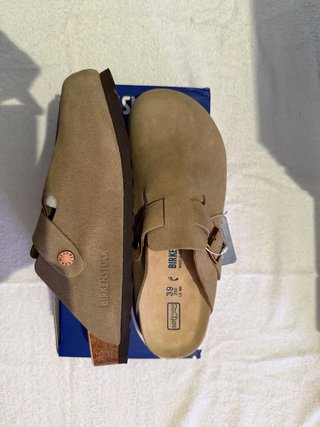 Birkenstock Boston Taupe 39 Nuove Scatola