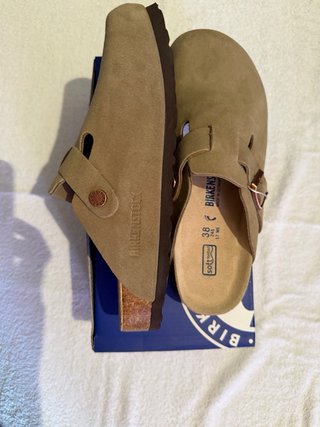 Birkenstock Boston Taupe 39 Nuove Scatola