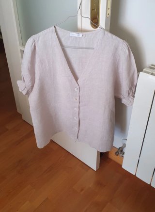 Blusa Lino Arena Manga Farol Talla M