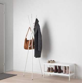 Perchero IKEA EKRAR blanco 169 cm