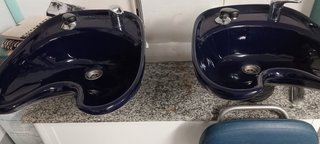 Muebles y lava cabezas peluquería