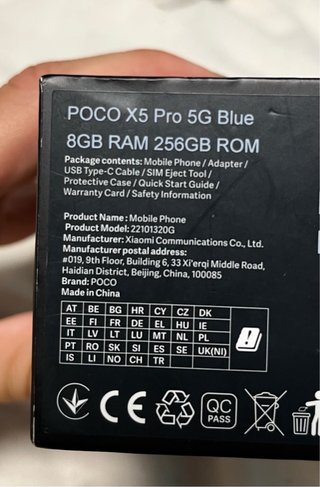 Xiaomi Poco X5 Pro Blu 8GB RAM 256GB