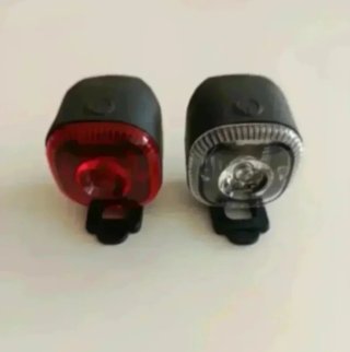 Pack 2 Luces Led Bicicleta Silicona Impermeables