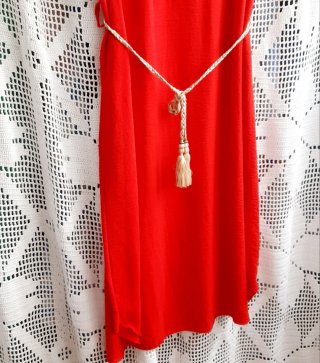 Vestido vermelho MODA VALENTINA  Tamanho Único