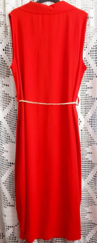 Vestido vermelho MODA VALENTINA  Tamanho Único