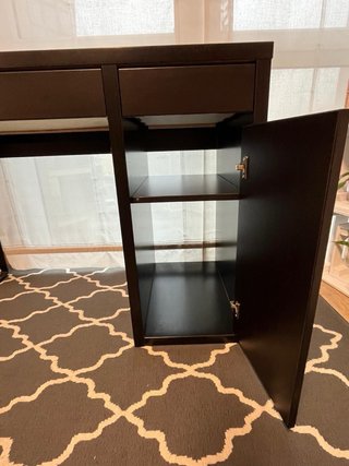 Escritorio Ikea Negro 105x50