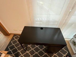 Escritorio Ikea Negro 105x50