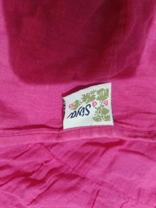 Vestido rosa sin mangas talla única
