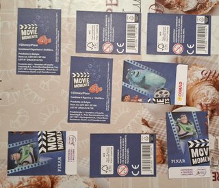 Set completo figurine Movie Moments Pixar NO album