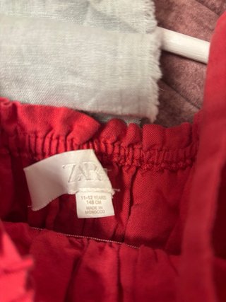 Mono Zara Kids Lino Rojo