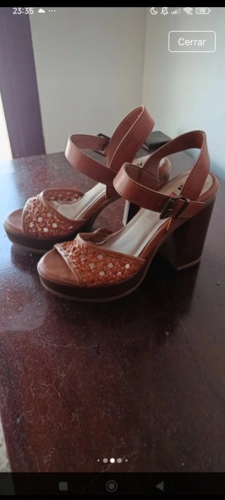 Sandalias MTNG Piel Marrones talla 36