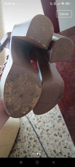 Sandalias MTNG Piel Marrones talla 36