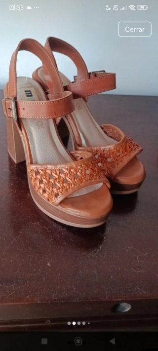 Sandalias MTNG Piel Marrones talla 36