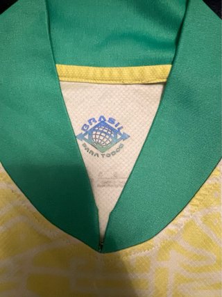 Camiseta Brasil Nike Amarilla y Verde
