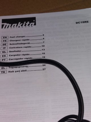 Caricabatterie Makita DC18RE