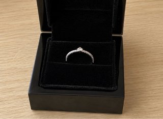 Anillo Oro 18k Diamante Natural