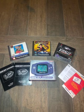 Pack retro: GBA + Mario + 3 juegos de PS1