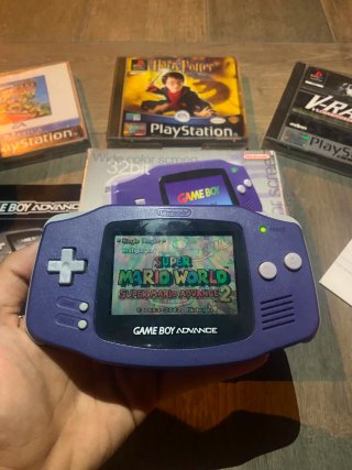 Pack retro: GBA + Mario + 3 juegos de PS1
