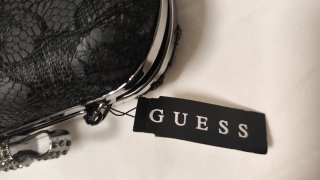Bolso de fiesta Guess negro encaje