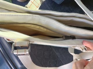 Bolso Mandarina Duck Piel , Expandible