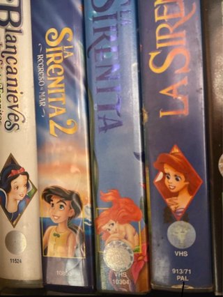 vhs sirenita primeras ediciones