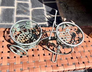 Bicicleta Forja Porta Macetas