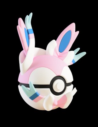 Pokéball de Sylveon Impresa en 3D