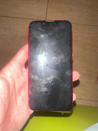iPhone 13 mini rojo 95% batería