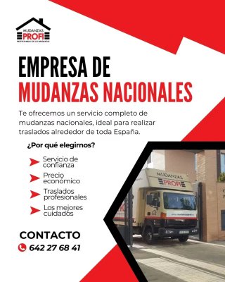 EMPRESA MUDANZAS ALCOBENDAS PORTES + ELEVADOR