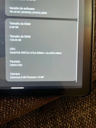 Lenovo Tab 11 Plus Negra