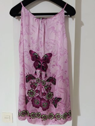 Camiseta Custo Mariposa y Flores