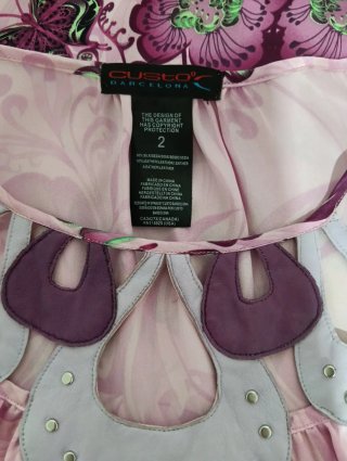 Camiseta Custo Mariposa y Flores
