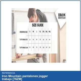 Pantaloncini da lavoro Iron Mountain jogger [76ZM]